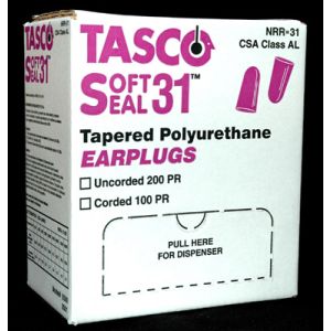 Earplugs Softseal 200 pairs - Cat# 80-3225-00