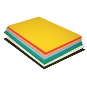 Assorted Foam Board - 20x30x3/16" - 30 sheets assorted colours - Cat# 80-54-1250
