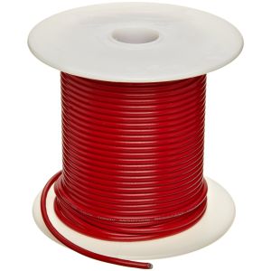 22 AWG Stranded Red Wire - 25' - Cat# 80-3505X00