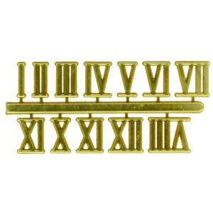 Roman Clock Numerals - 12 Digit Set