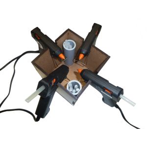 4 SLOT MakerSpace GLUE GUN HOLDER Cat# 83-1159-04 